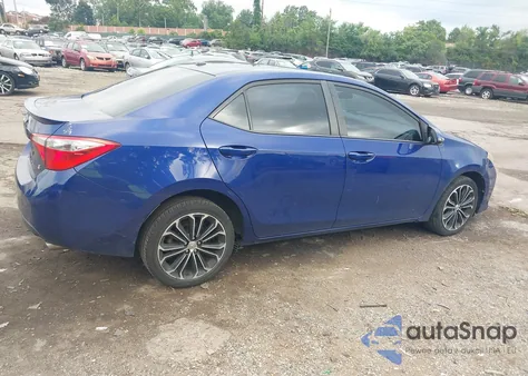 2014 Toyota Corolla S Premium from USA, damaged, VIN 2T1BURHE6EC032997